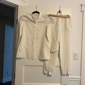 Bonpoint , Girl Linen Pant Suit